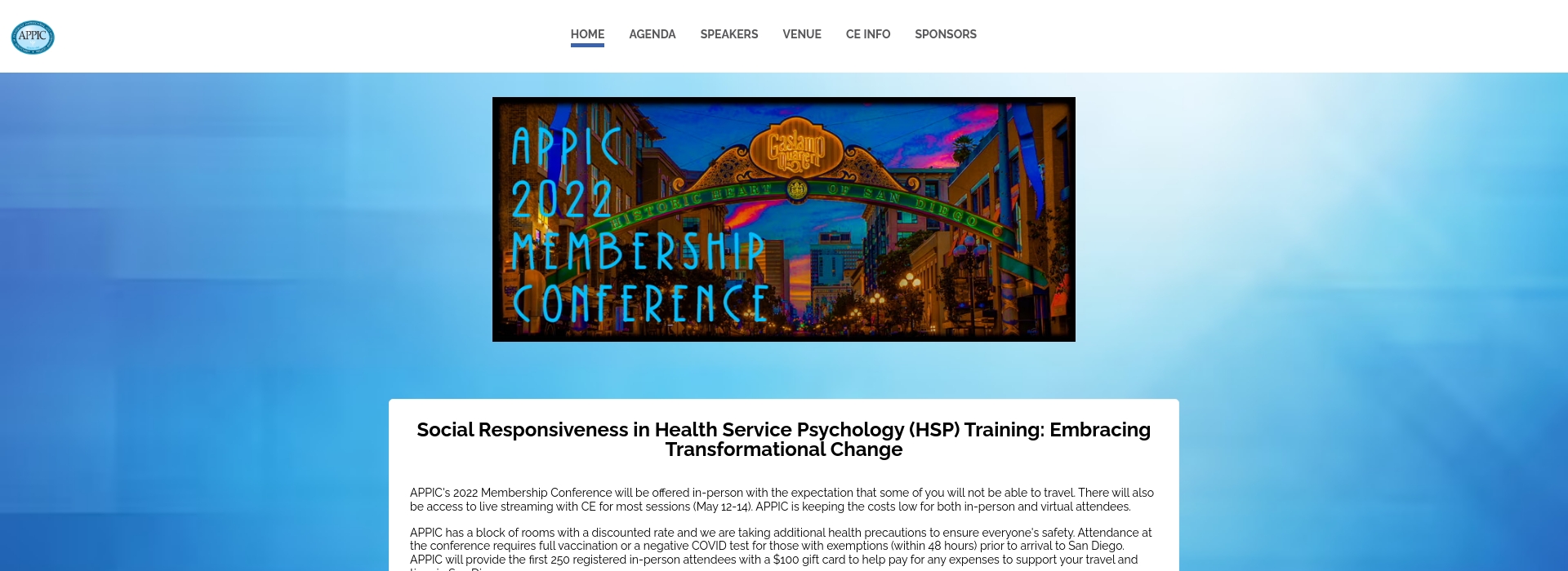 2022 APPIC Membership Conference